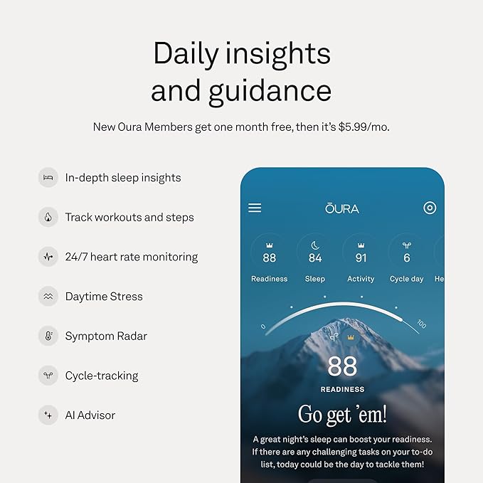Oura Ring 5 Silver ( 40% off )